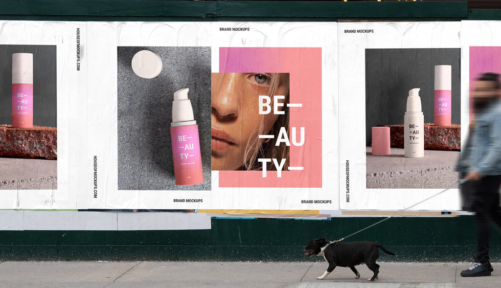 NYC Paste Up Poster Mockup House of Mockups