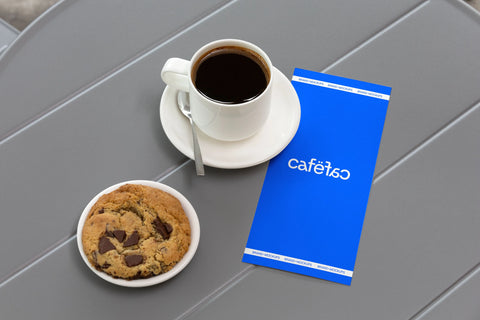 Cafe, Coffee Shop, DL Menu PSD Mockup