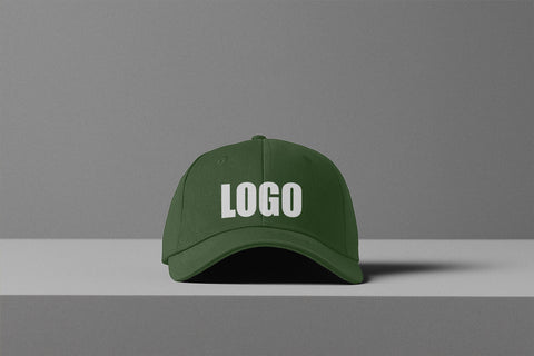 Green baseball Cap Mockup