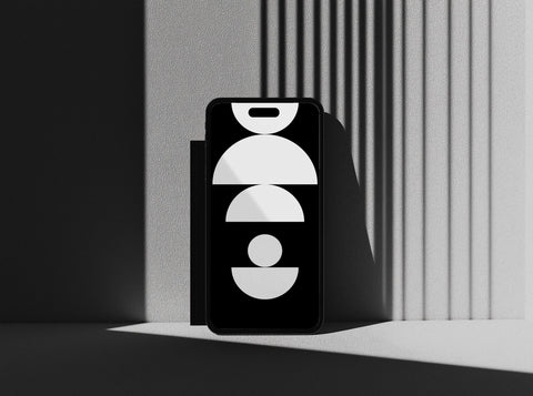 Monochrome Phone Mockup