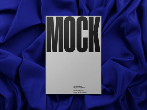 A4 Stationery Mockup letterhead