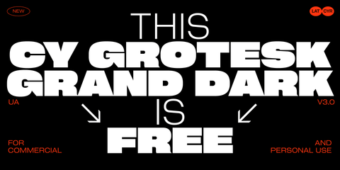 CY Grotesk Font Download for free