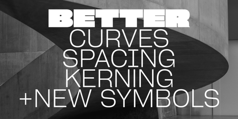 CY Grotesk Font, improved kerning and symbols