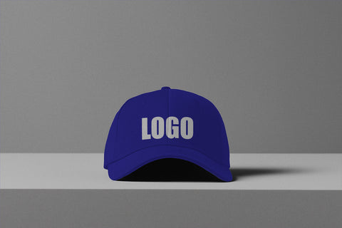 Blue Baseball cap Mockup