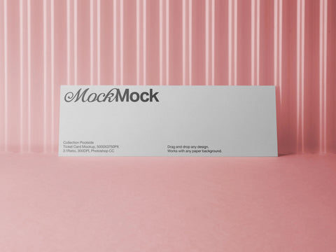 With Compliments Slip PSD Mockup