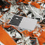Shimmer Business Card Branding PSD Mockup GIF Colour change Shot on a foil shine background 'House of mockups'
