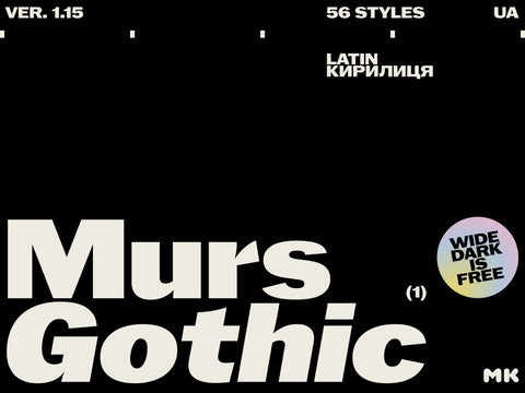 Murs Gothic Variable Font Download