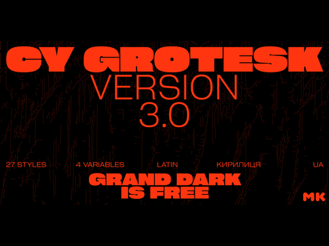 cy Grotesk Font 4 Variables