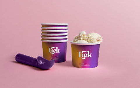 Ice Cream Cup Mockup with scoop