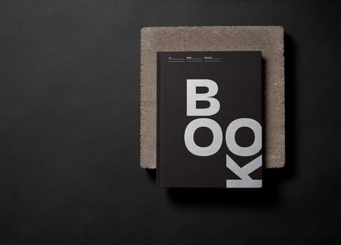 A4 Hardcover Book PSD Mockup  - Cover