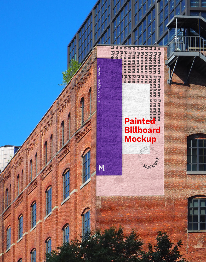 Williamsburg Hand Painted Billboard Mockup